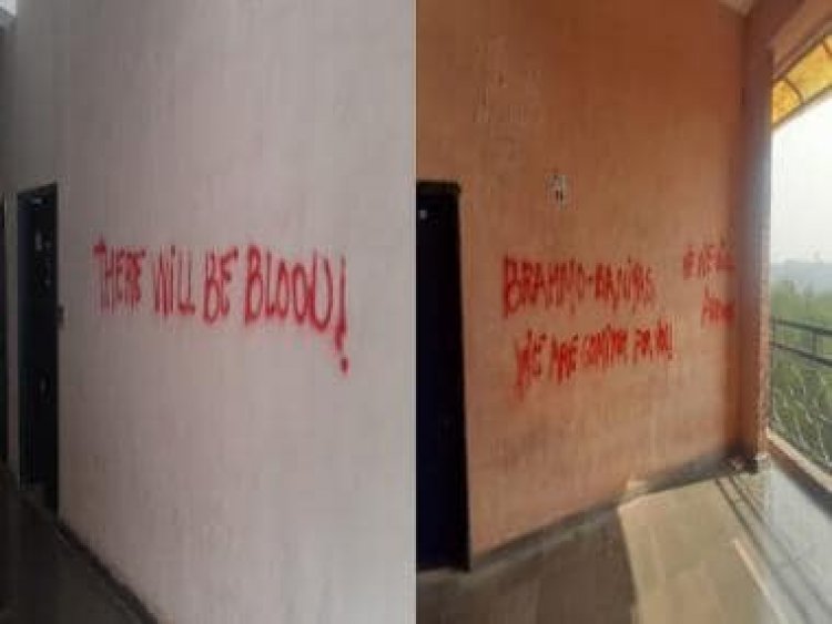 JNU Vice Chancellor Santishree D. Pandit condemns 'exclusivist tendencies' after campus walls are defaced with slogans
