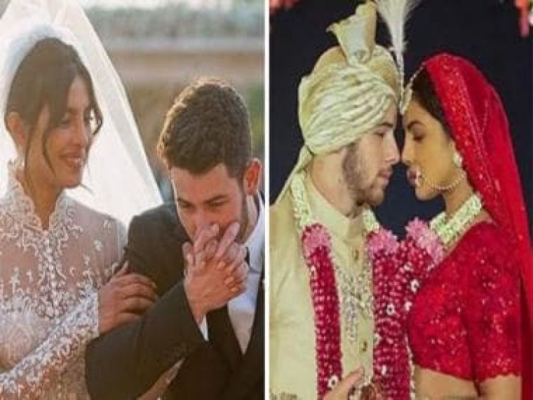 Priyanka Chopra shares some adorable pictures with her 'babe' Nick Jonas on fourth wedding anniversary