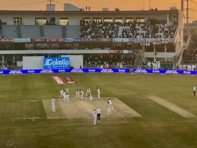 Pakistan vs England: Visitors shine in fading light; Watch winning moments
