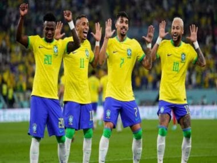 Watch: Brazil goal-fest against South Korea and dancing celebrations from Neymar and Co