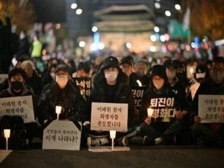 South Korean parliament passes no-confidence motion against interior minister over Halloween crush