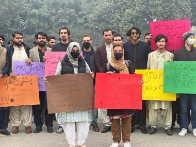 Pakistan: Protest against 'racial profiling of Pashtun students' at Punjab University