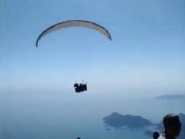 Viral video: Turkish man paraglides on his couch while watching TV mid-air; Elon Musk reacts