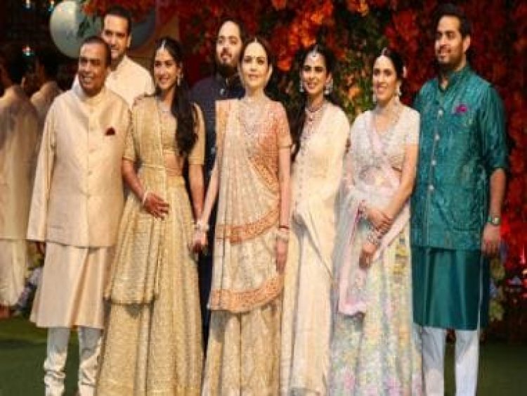 Anant Ambani-Radhika Merchant engagement: A surprise ringbearer makes an entry, Ambanis perform a special dance