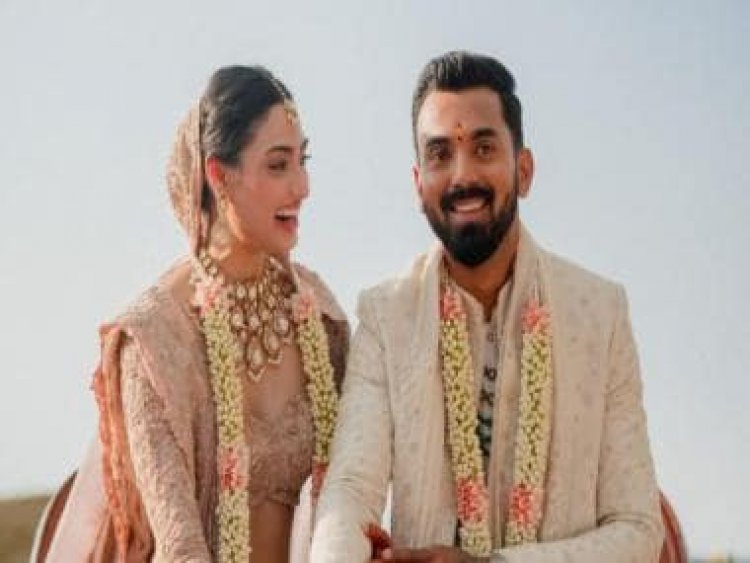 KL Rahul-Athiya Shetty wedding first pics out: Couple shares dreamy moments