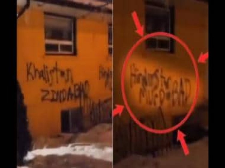 Heritage Hindu temple defaced with anti-India graffiti in Canada; Sikhs for Justice alleged to be involved