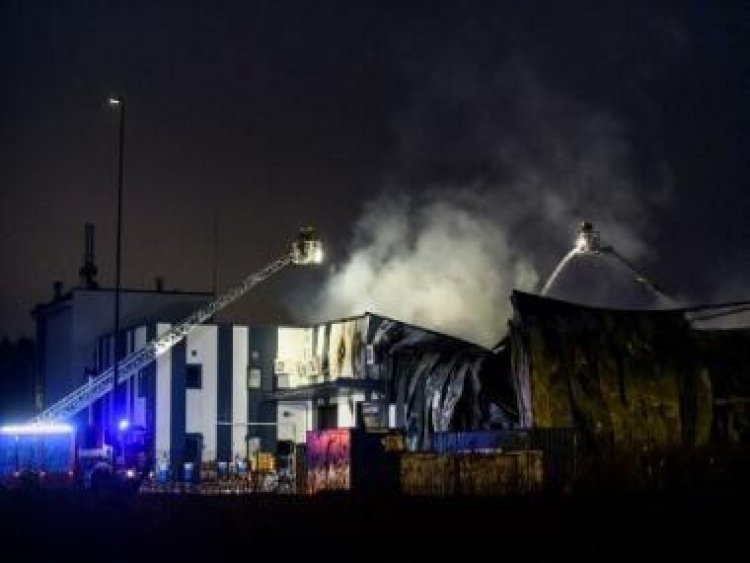 WATCH: Fire at Latvia factory of US drone supplier to Ukraine