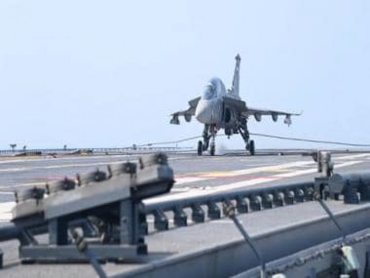 WATCH: Indian Navy carries out maiden landing of LCA Tejas, MiG-29K on INS Vikrant