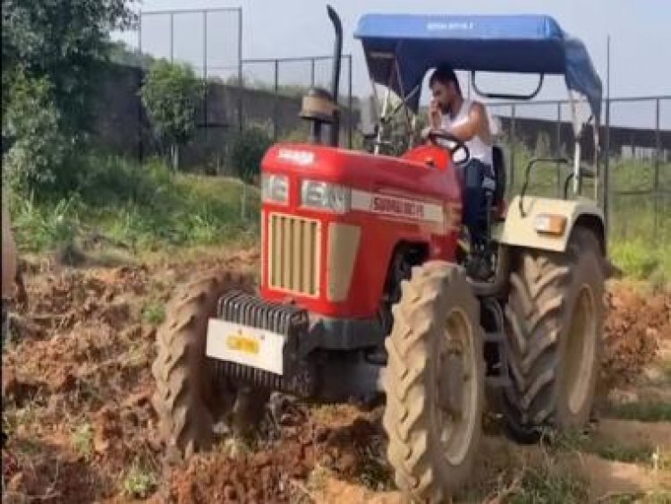 Watch: MS Dhoni learns to drive a tractor, shares video of farming activities at Ranchi farmhouse