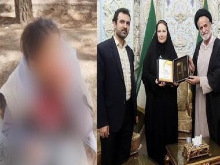 Swiss Shocker: Envoy dons head-to-toe ‘chador’ &amp; hijab during visit to shrine in Iran as women bleed for freedom