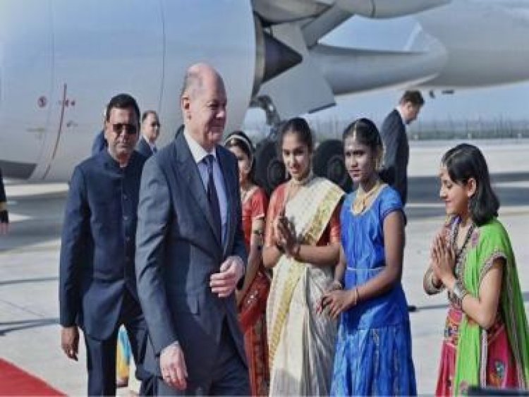 German Chancellor Scholz arrives in India on 2-day visit