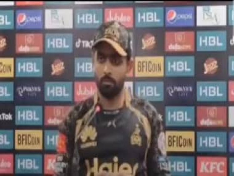 PSL 2023: Peshawar captain Babar Azam does a Rohit Sharma after reporter asks him about Karachi Kings; watch