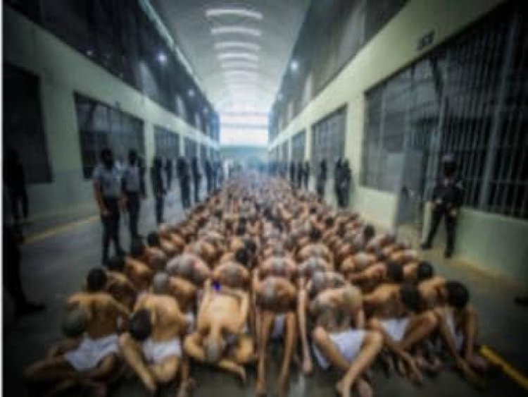 Watch: El Salvador moves thousands of alleged gang members to ‘mega prison’