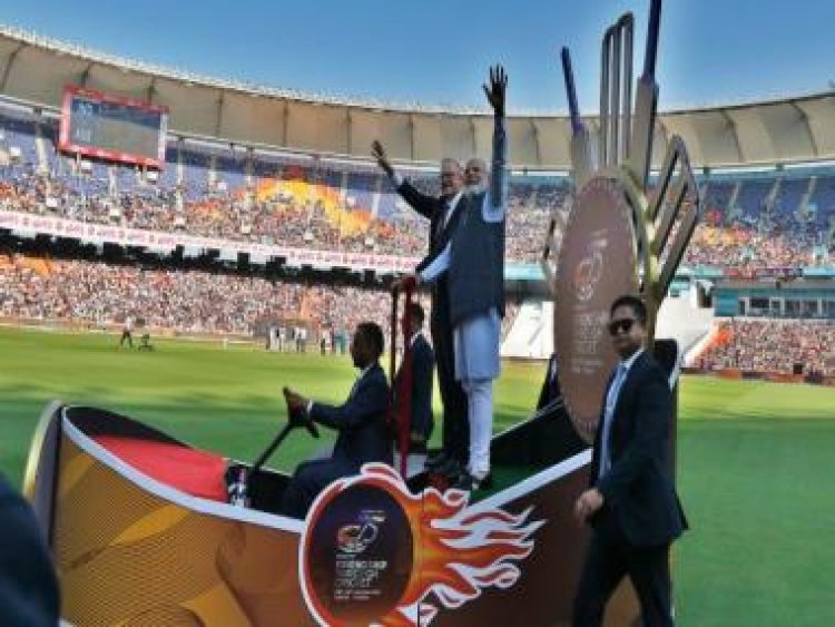 Cricket diplomacy: Ahmedabad puts on a show for Narendra Modi and Anthony Albanese