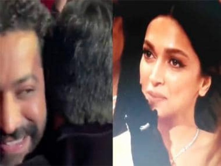 Oscars 2023: Ram Charan, Jr NTR hug after Naatu Naatu's win makes Deepika Padukone emotional