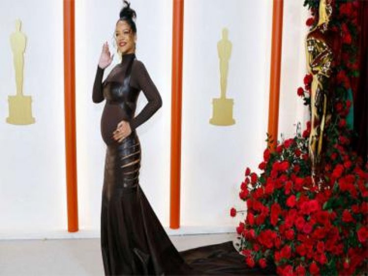 Here's how Rihanna dazzled at the red carpet showing off her maternity style at Oscars 2023; check