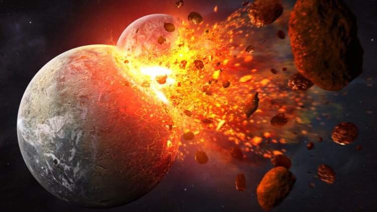 A moon-forming cataclysm could have also triggered Earth’s plate tectonics