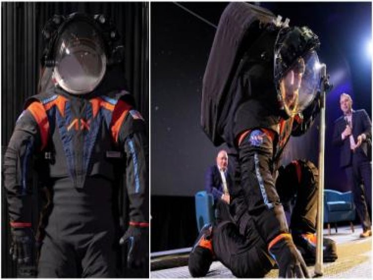 Functional style: NASA unveils new space suit that astronauts will wear to the Moon in 2025
