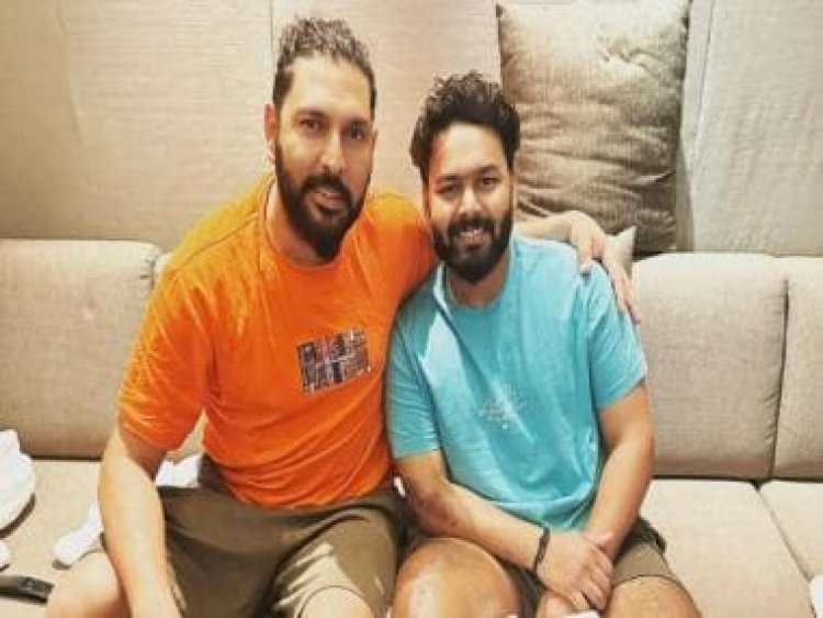 'This champion is going to rise again': Yuvraj Singh after meeting Rishabh Pant