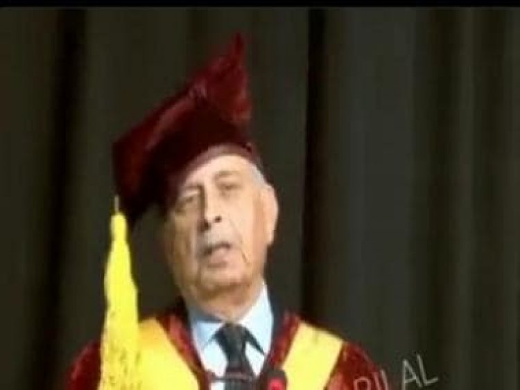 WATCH: PAK Education Minister Rana Tanveer uses one of the worst cuss words at a convocation