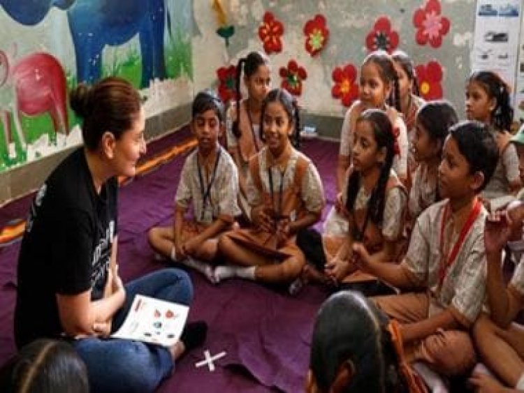 Watch: Kareena Kapoor visits Mumbai school as UNICEF ambassador; interacts with students, teachers