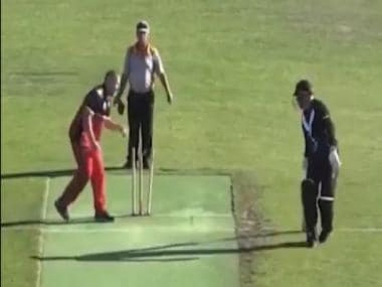 Watch: Tasmanian cricketer throws bat, gloves in the air after run out at non-striker's end