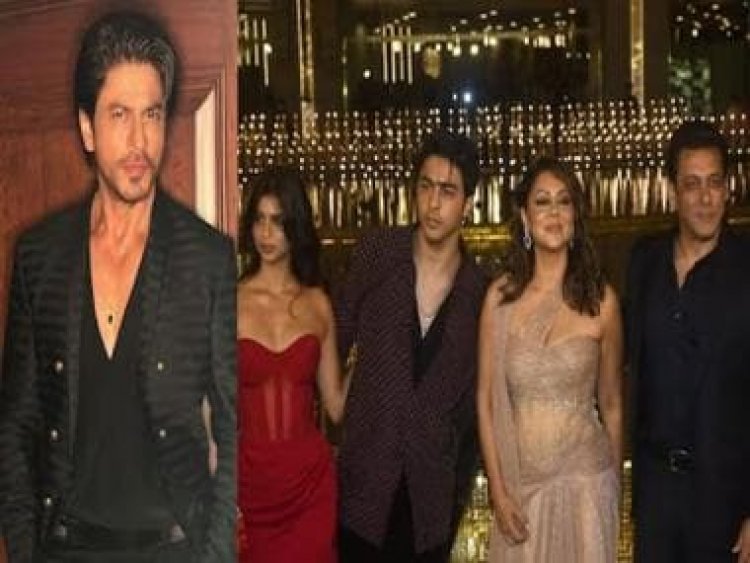 Salman Khan poses with Gauri Khan, Aryan, and Suhana Khan at the NMACC launch, will Shah Rukh Khan attend the event?