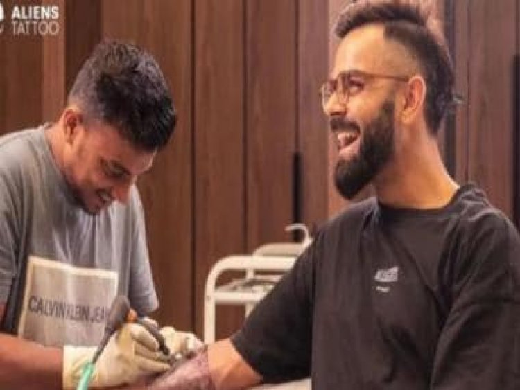 Virat Kohli gets new tattoo before IPL 2023, artist reveals the meaning behind it