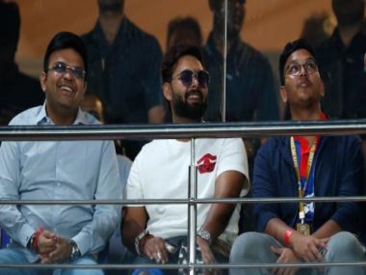 IPL 2023: Rishabh Pant watches DC vs GT from sidelines as he continues his road to recovery