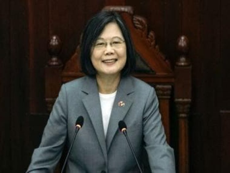 'Democracy is under threat', says Taiwan's President Tsai Ing-wen in joint remarks