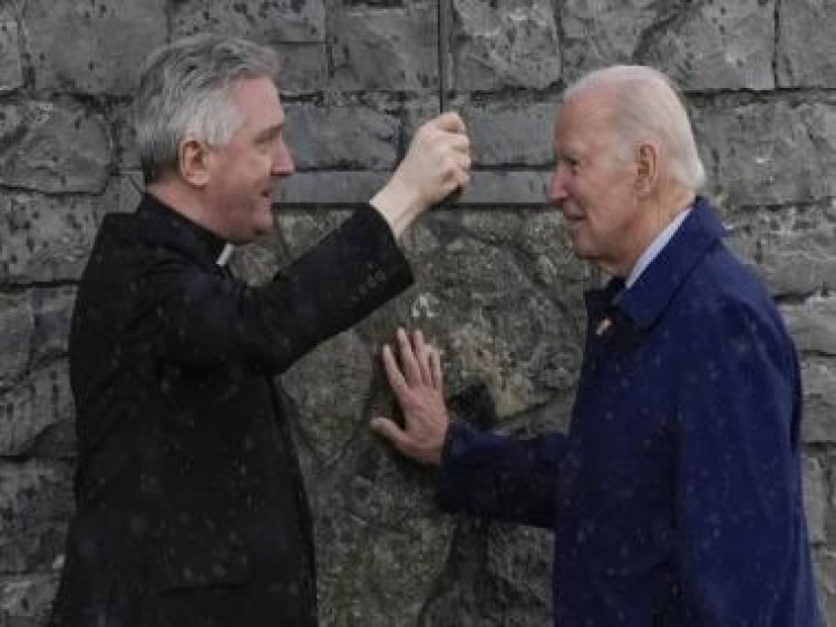 Ireland: Joe Biden breaks down as he meets priest who performed last rites of his son Beau Biden