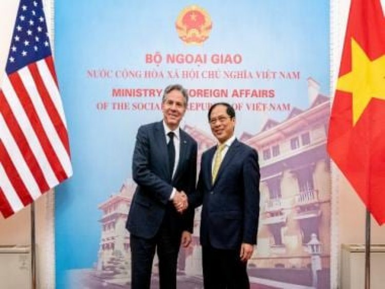Blinken visits Hanoi, pledges to take US-Vietnam relations to 'even higher level'