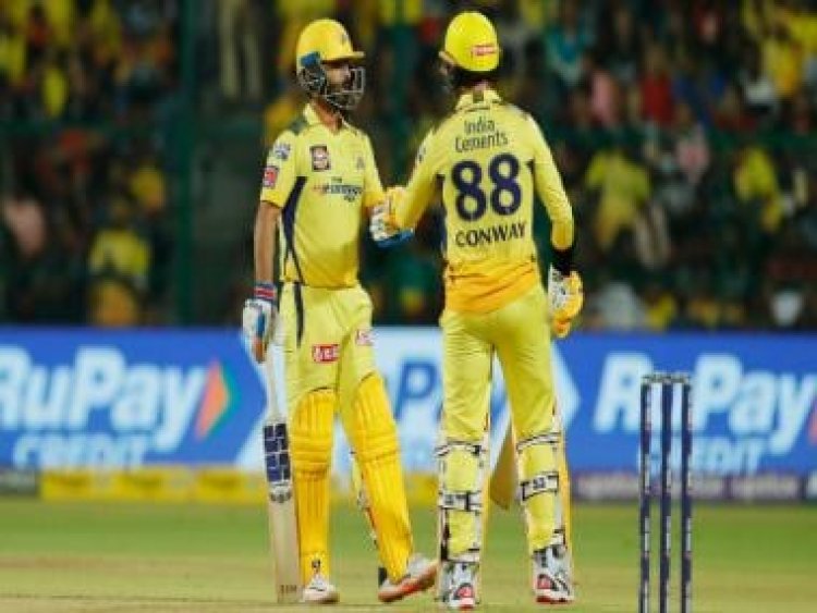 RCB vs CSK LIVE SCORE, IPL 2023: CSK 97/2; Conway brings up fifty after Hasaranga removes Rahane
