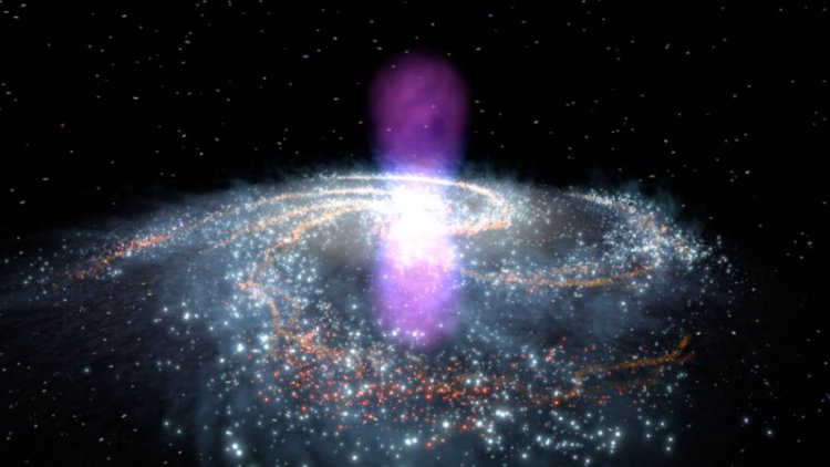 Cosmic antimatter hints at origins of huge bubbles in our galaxy’s center