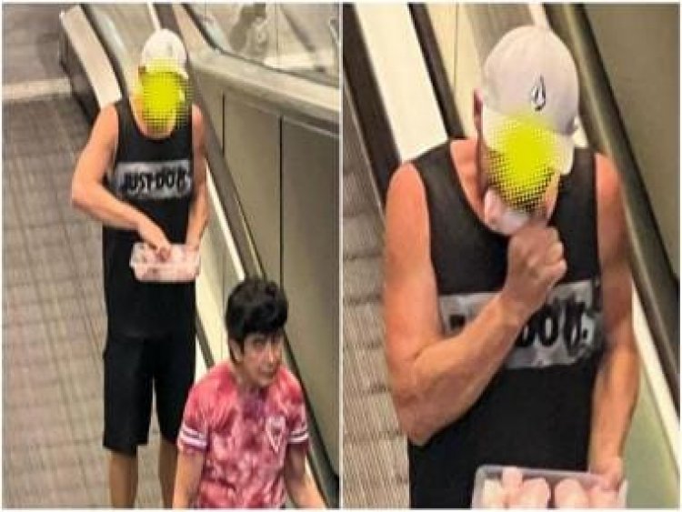 Australian man caught eating raw chicken in mall, video disgusts internet