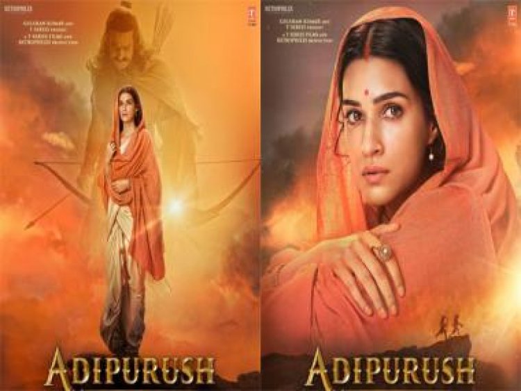On the occasion of Maa Sita Navmi, Kriti Sanon unveils her two enchanting posters as Sita from Adipurush