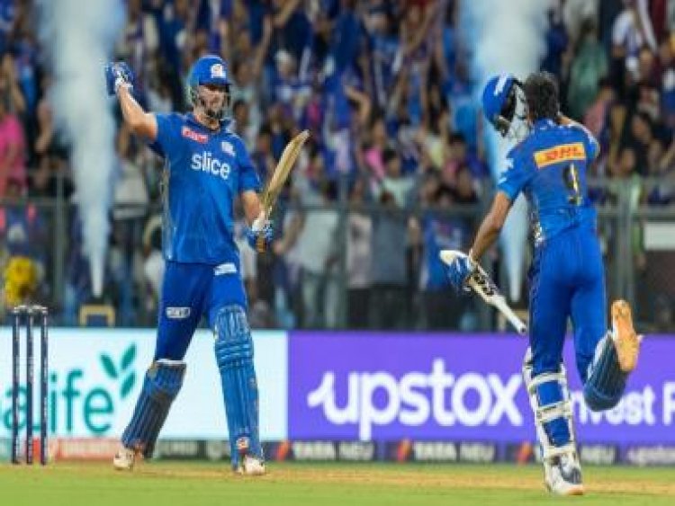 IPL 2023: Tim David finishes off in style as MI beat RR in high-scoring thriller