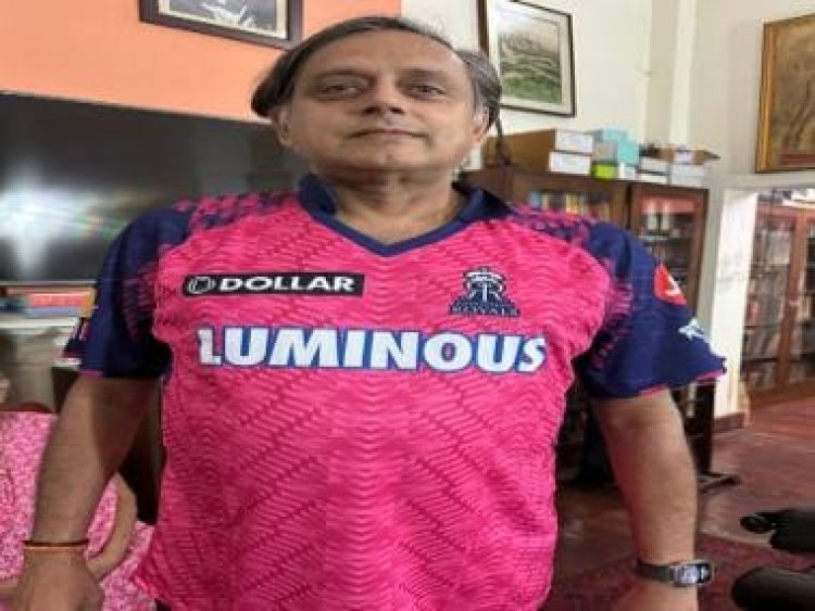 Shashi Tharoor thanks Rajasthan Royals for customised jersey, team responds using ChatGPT