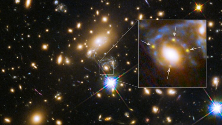 A reappearing supernova offers a new measure of the universe’s expansion