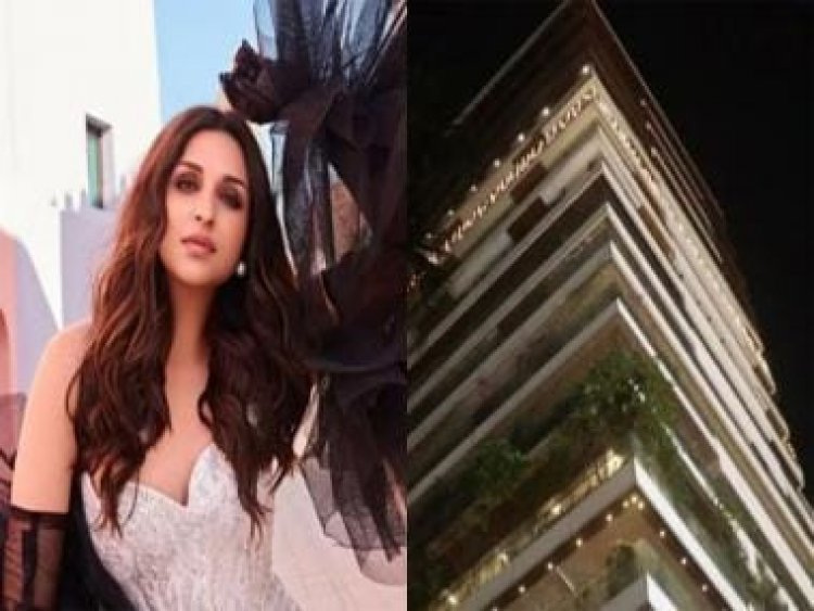 Parineeti Chopra's Mumbai apartment all lit-up ahead of her engagement with AAP leader Raghav Chadha