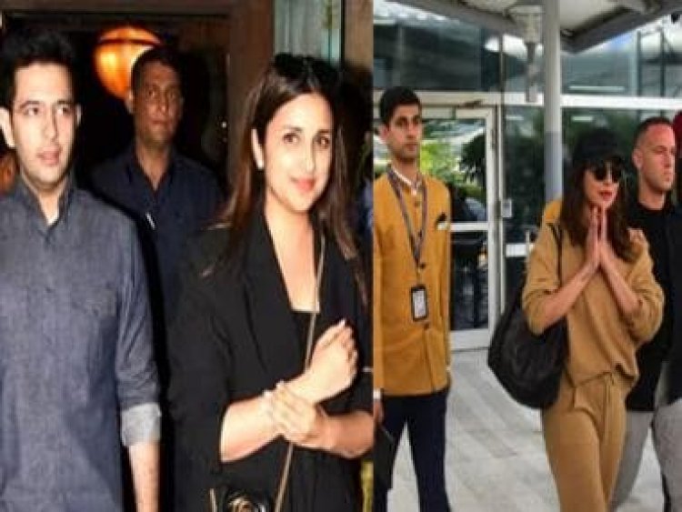 Watch: Priyanka Chopra arrives in Delhi for Parineeti Chopra and Raghav Chadha's engagement