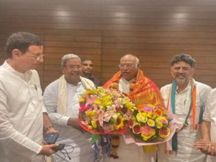 Congress MLAs authorise party chief Kharge to pick Karnataka CM amid tussle between Siddaramiah &amp; DK Shivakumar