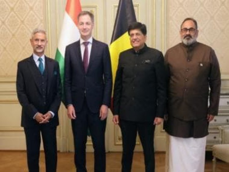 EAM S Jaishankar arrives in Belgium, to attend India-EU Trade and Technology Council meeting today
