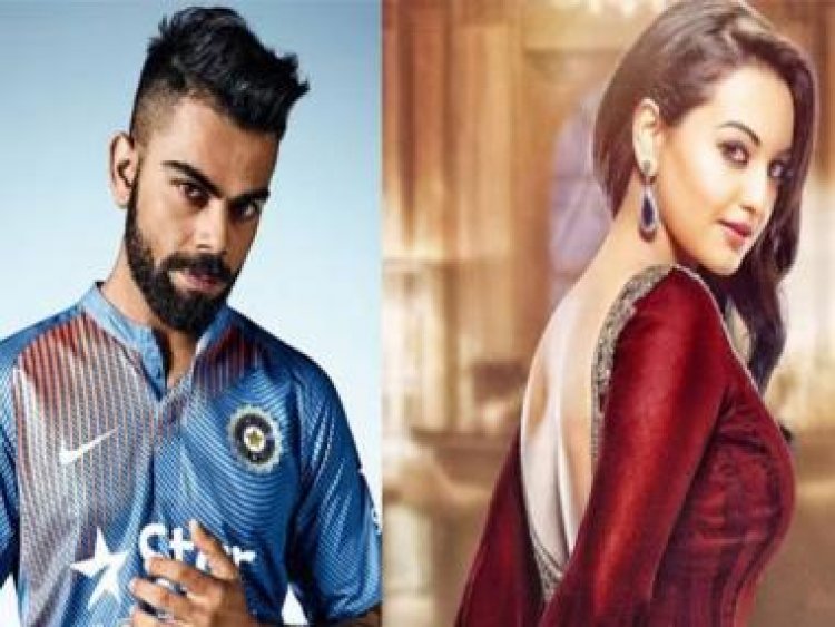 Watch: Sonakshi Sinha expresses her love for Virat Kohli and makes her TATA IPL play-off predictions mid-air