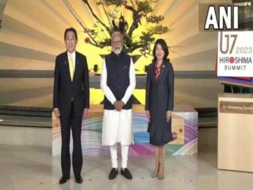 WATCH: Japanese PM Fumio Kishida welcomes PM Modi at G7 Summit