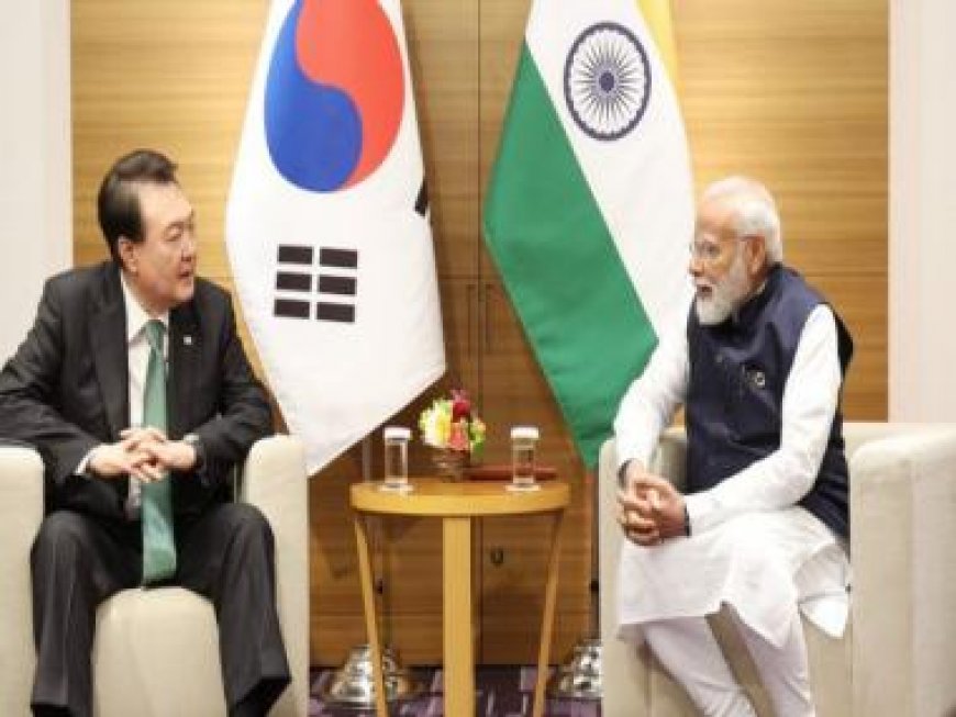 PM Modi, South Korean President Yoon Suk Yeol agree to strengthen cooperation at G7 Summit