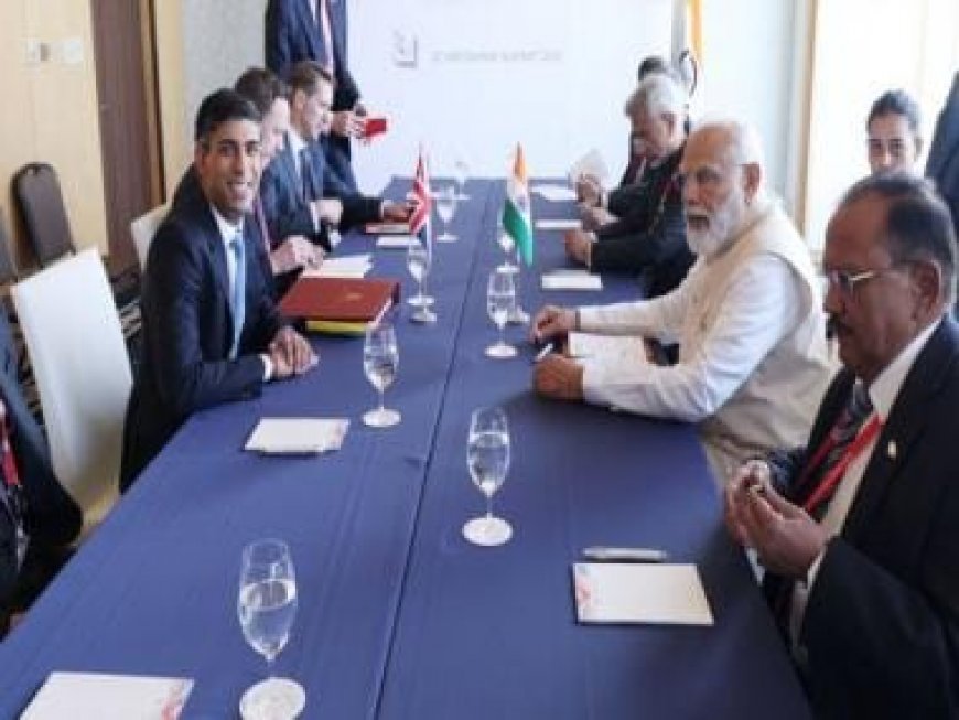 G7 Summit: PM Modi holds bilateral talks with UK's Rishi Sunak