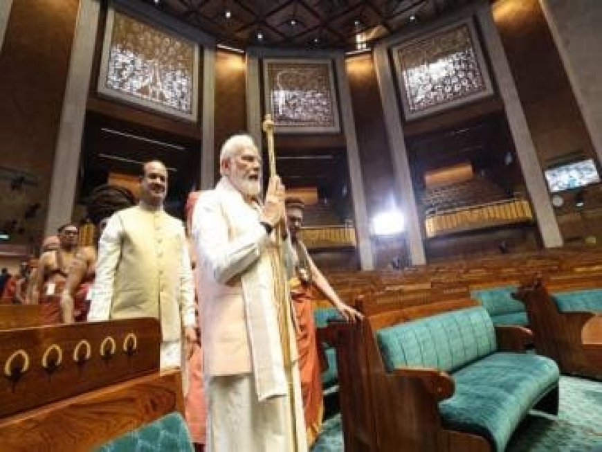 'India mother of democracy, new Parliament will witness rise of Atmanirbhar Bharat,' says PM Modi