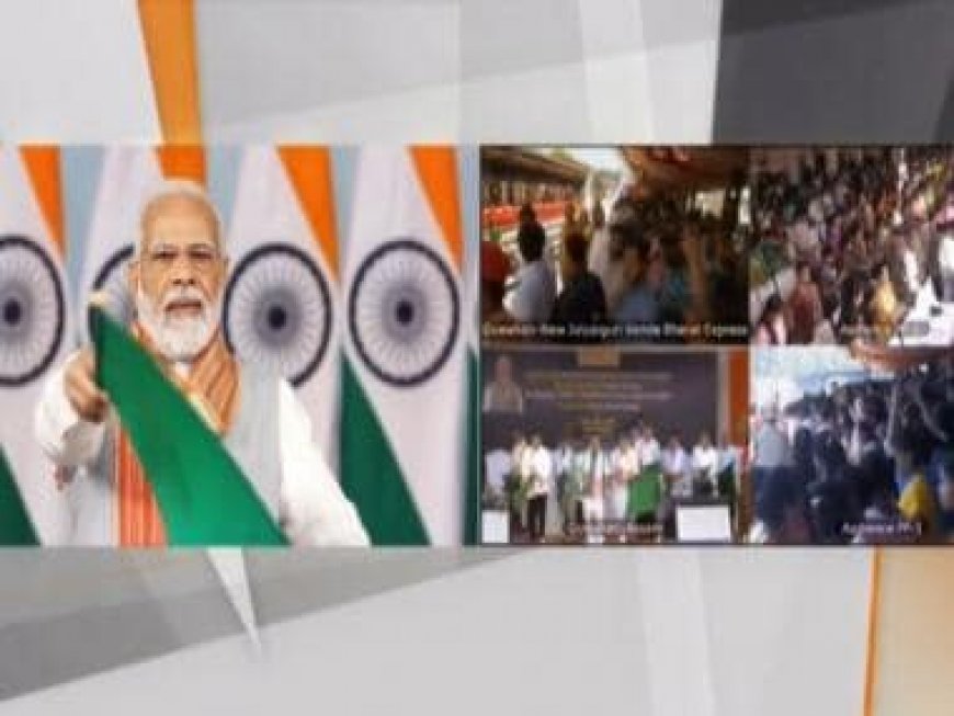 WATCH: PM Modi flags off northeast's first Vande Bharat Express in Assam