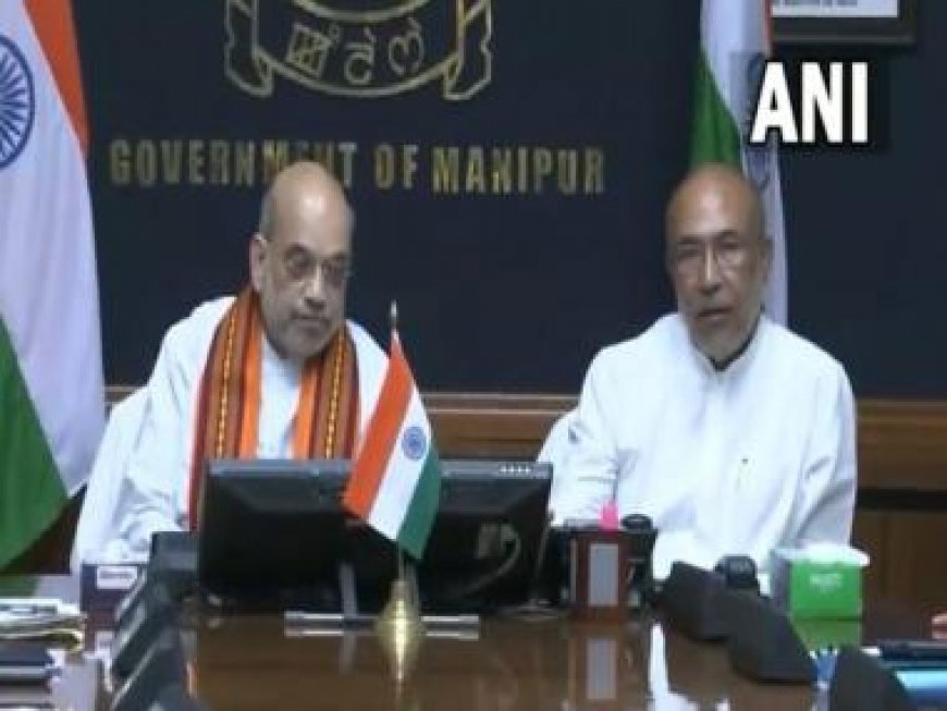 Manipur: Amit Shah chairs meeting with CM Biren Singh in Imphal; security forces crack down on militants